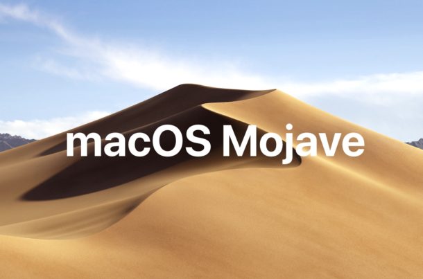 macOS Mojave - Technical Specifications