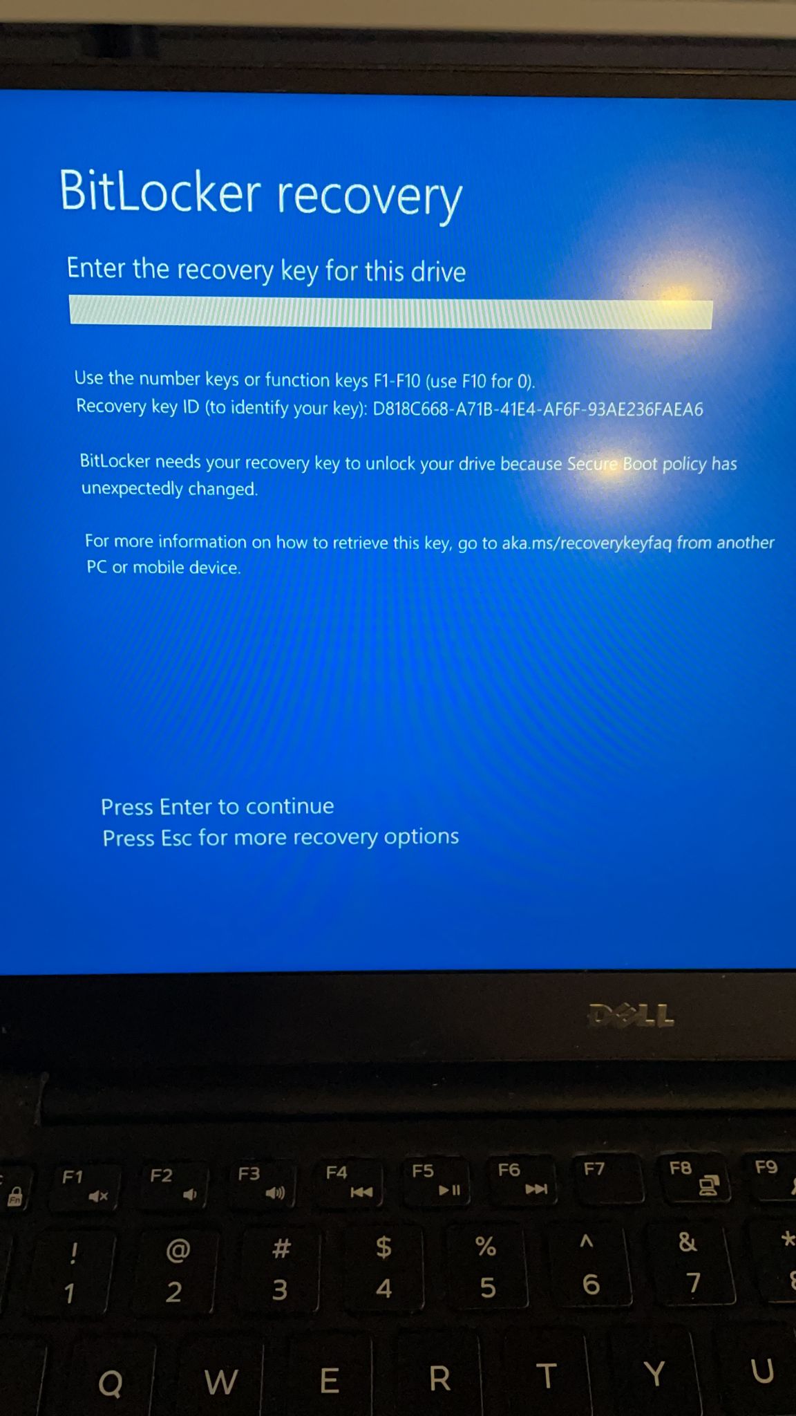 Zapplerepair | Steps to solve BitLock Recovery displayed on Windows devices  that are shown as in Picture 1 and get the BitLocker Recovery Keys